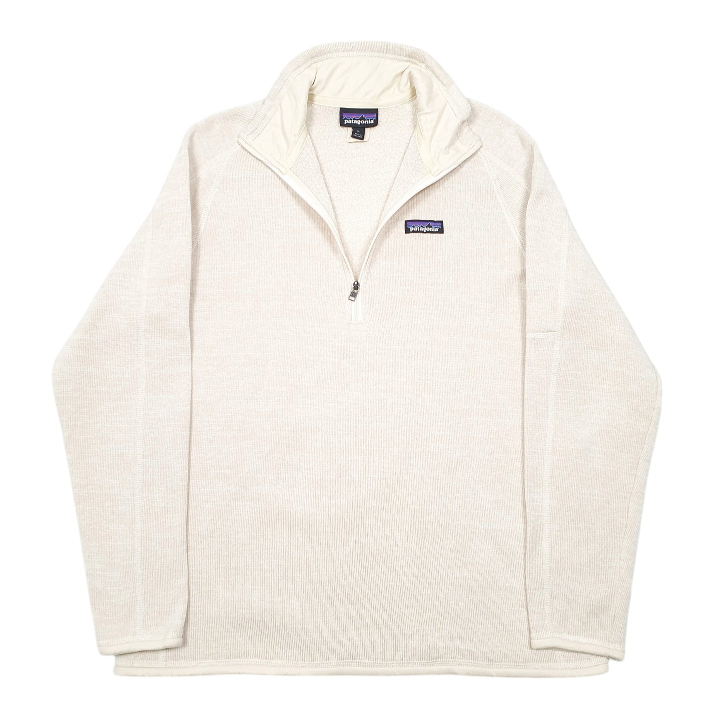 Womens Beige Patagonia Better Sweater Quarter Zip Jumper