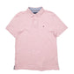 Mens Pink Tommy Hilfiger  Short Sleeve Polo Shirt