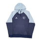 Mens Navy Adidas Kansas City Sporting MLS Soccer Hoodie Jumper