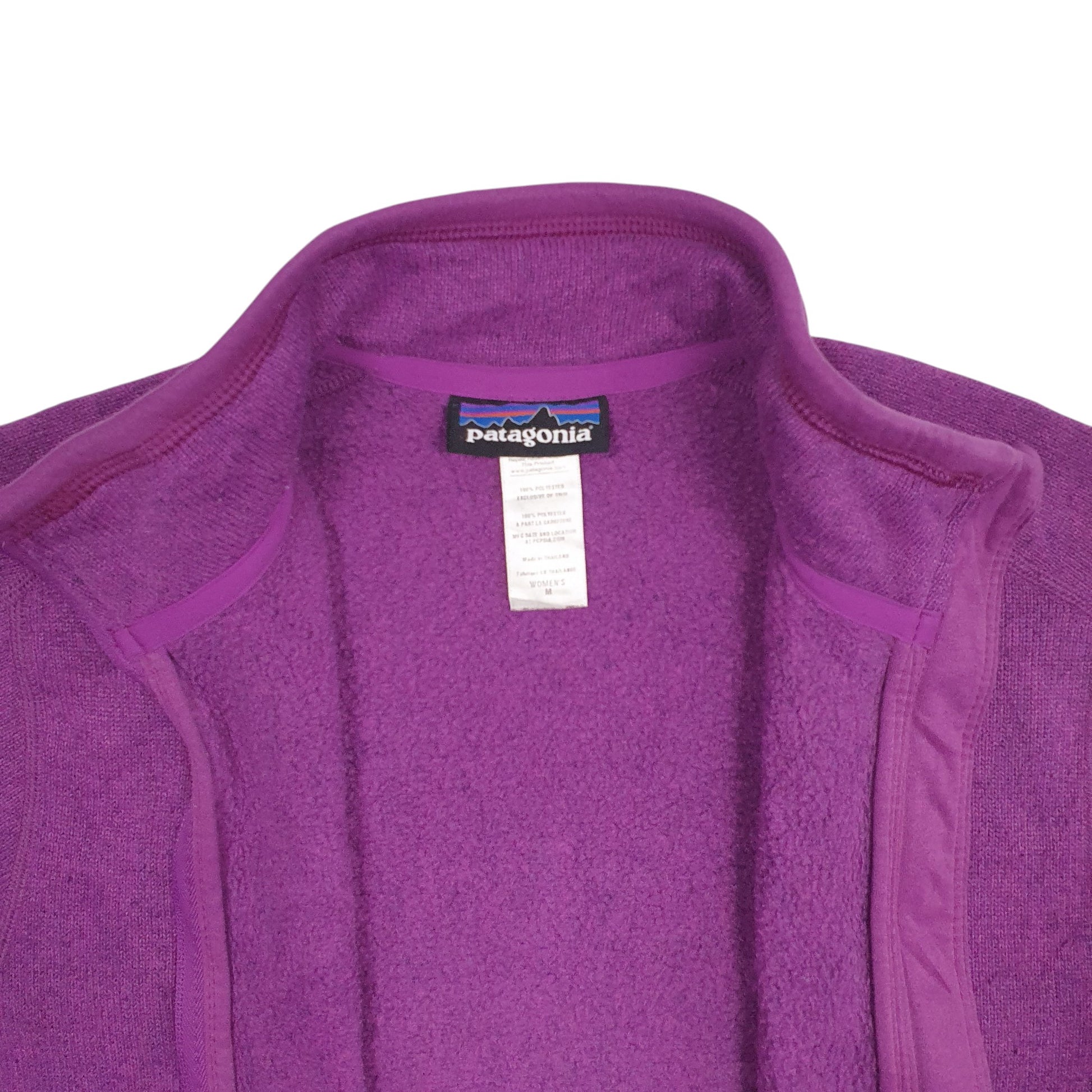 Womens Purple Patagonia  Full Zip Jumper