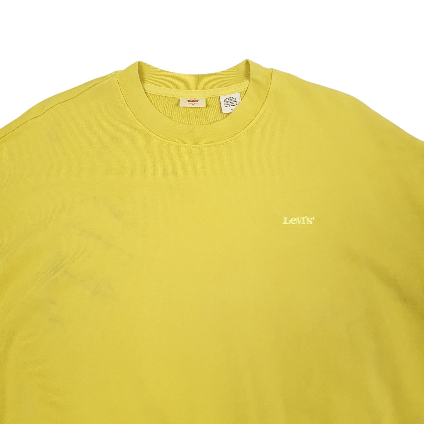 Womens Yellow Levis  Crewneck Jumper