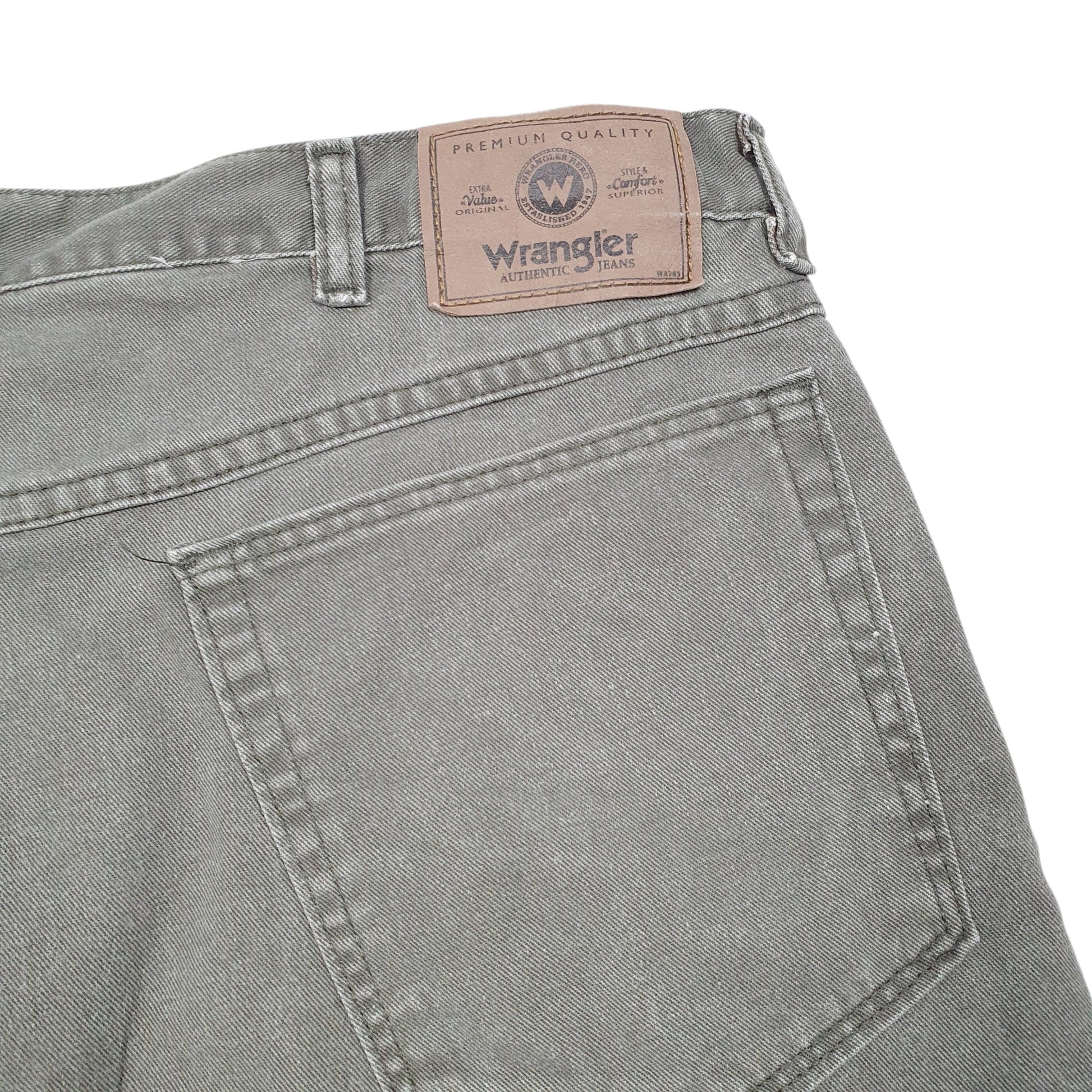 Mens Khaki Wrangler Regular Casual Chino Shorts