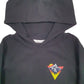 Mens Black Ripzone Mountains Hoodie Jumper