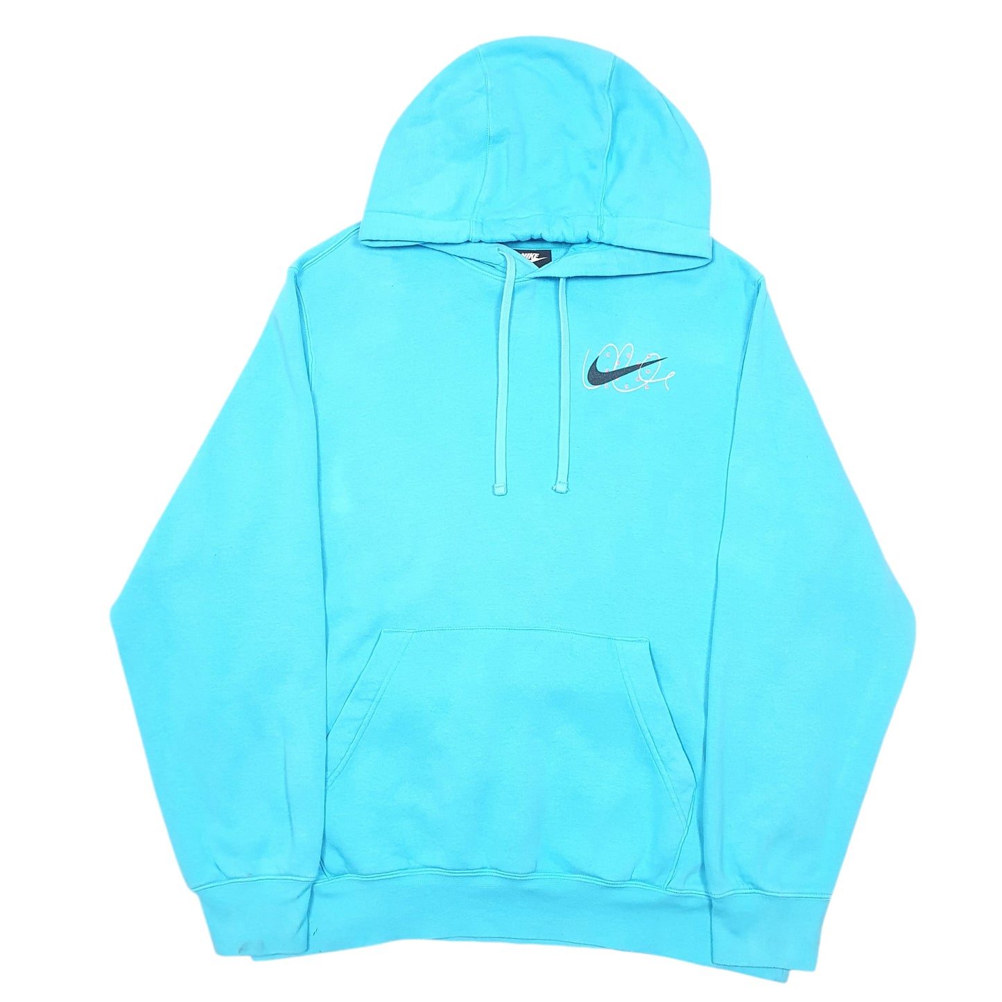 Mens Blue Nike Just Do It Hoodie Jumper