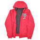 Mens Red Champion Utah Utes Hoodie USA Spellout Lined Full Zip Jumper