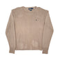 Mens Beige Polo Ralph Lauren Knit Crewneck Jumper