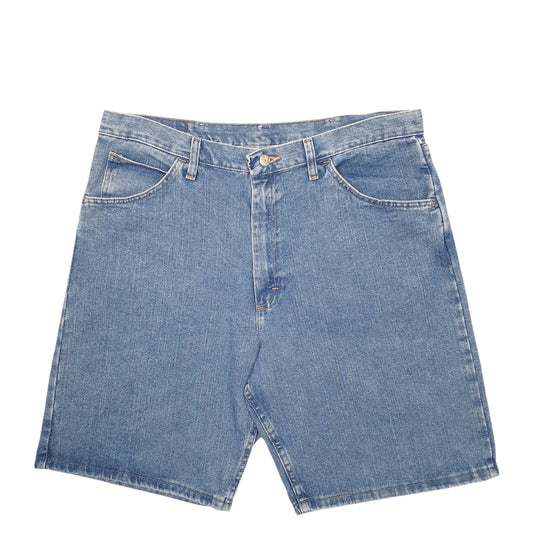 Mens Blue Wrangler Denim Jeans Jorts Denim Shorts