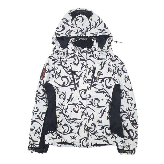 Womens White Icepeak   Coat