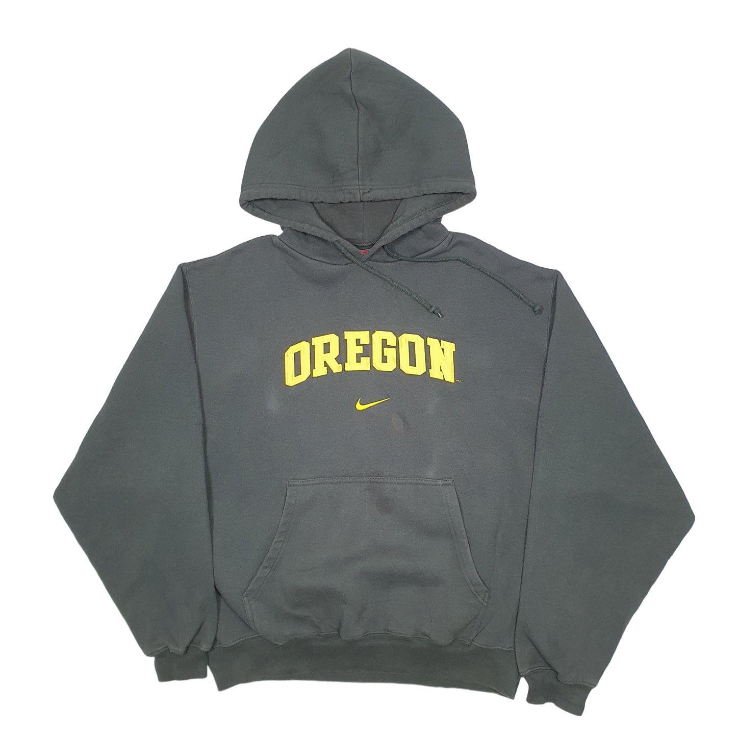Mens Green Nike Oregon USA College Hoodie Jumper