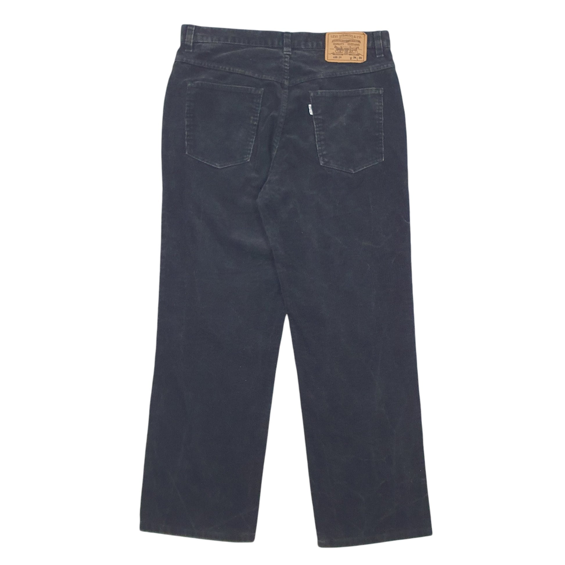 Mens Black Levis  Corduroy Trousers