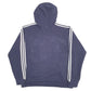 Mens Navy Adidas Spellout Hoodie Jumper