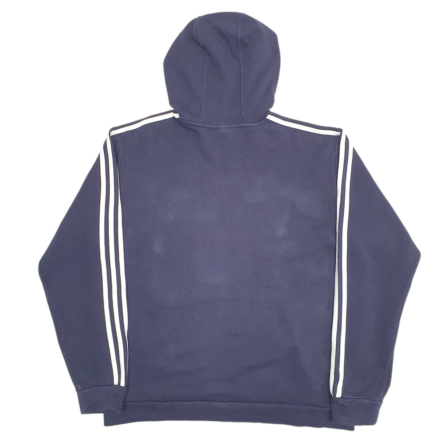 Mens Navy Adidas Spellout Hoodie Jumper