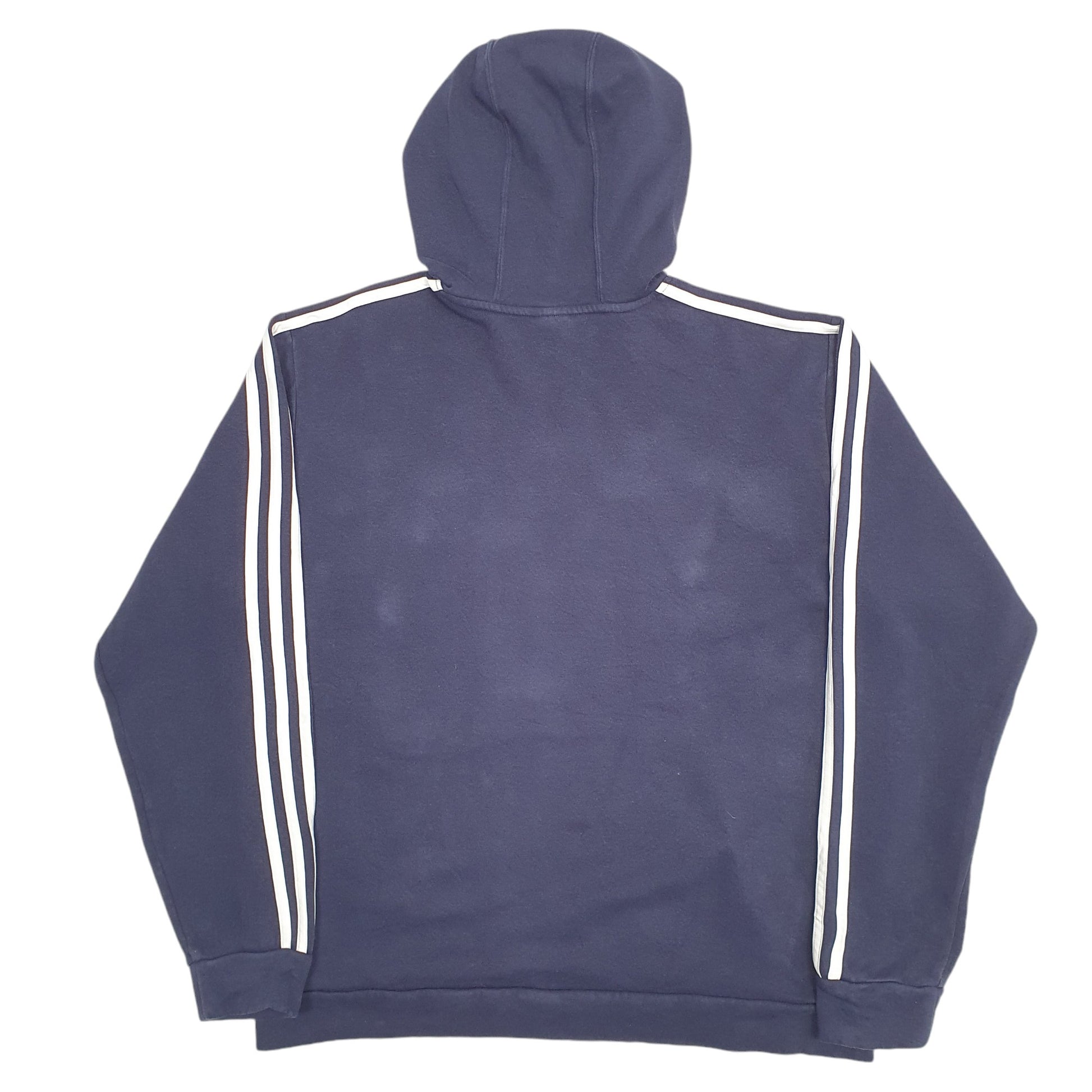 Mens Navy Adidas Spellout Hoodie Jumper