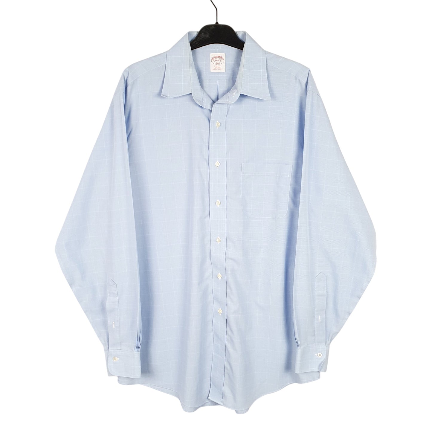 Mens Blue Brooks Brothers 346 Long Sleeve Shirt