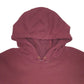Mens Burgundy Carhartt Workwear Hoodie Jumper