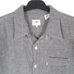 Mens Grey Levis Chambray Work Short Sleeve Shirt