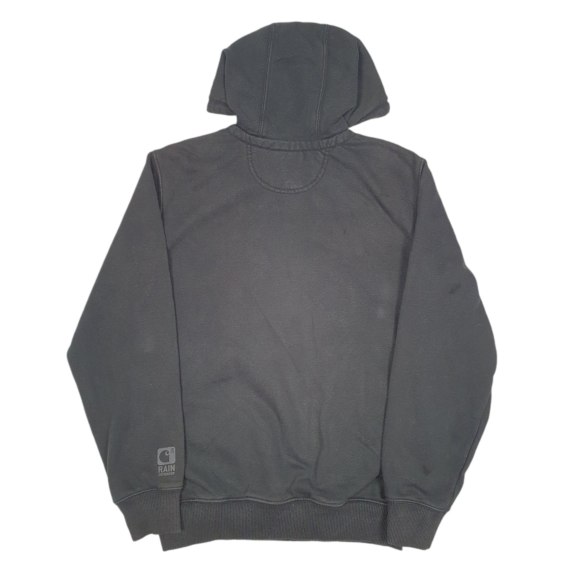 Mens Black Carhartt Workwear Rain Defender Hoodie Jumper