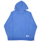 Mens Blue Nike Performance Swoosh Football Hoodie Jumper