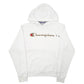 Mens White Champion  Hoodie Jumper