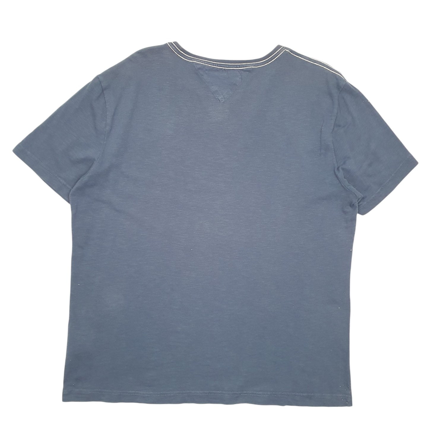 Mens Navy Tommy Hilfiger Cal Upstate Spellout West Coast Short Sleeve T Shirt