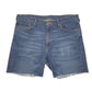 Mens Blue Wrangler Denim Jeans Jorts Regular Cut Offs Denim Shorts