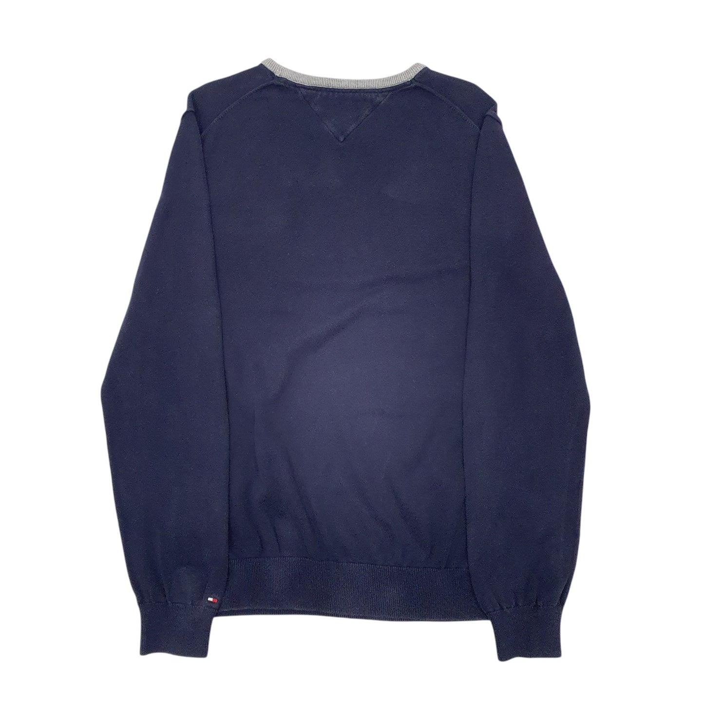 Mens Navy Tommy Hilfiger  Crewneck Jumper