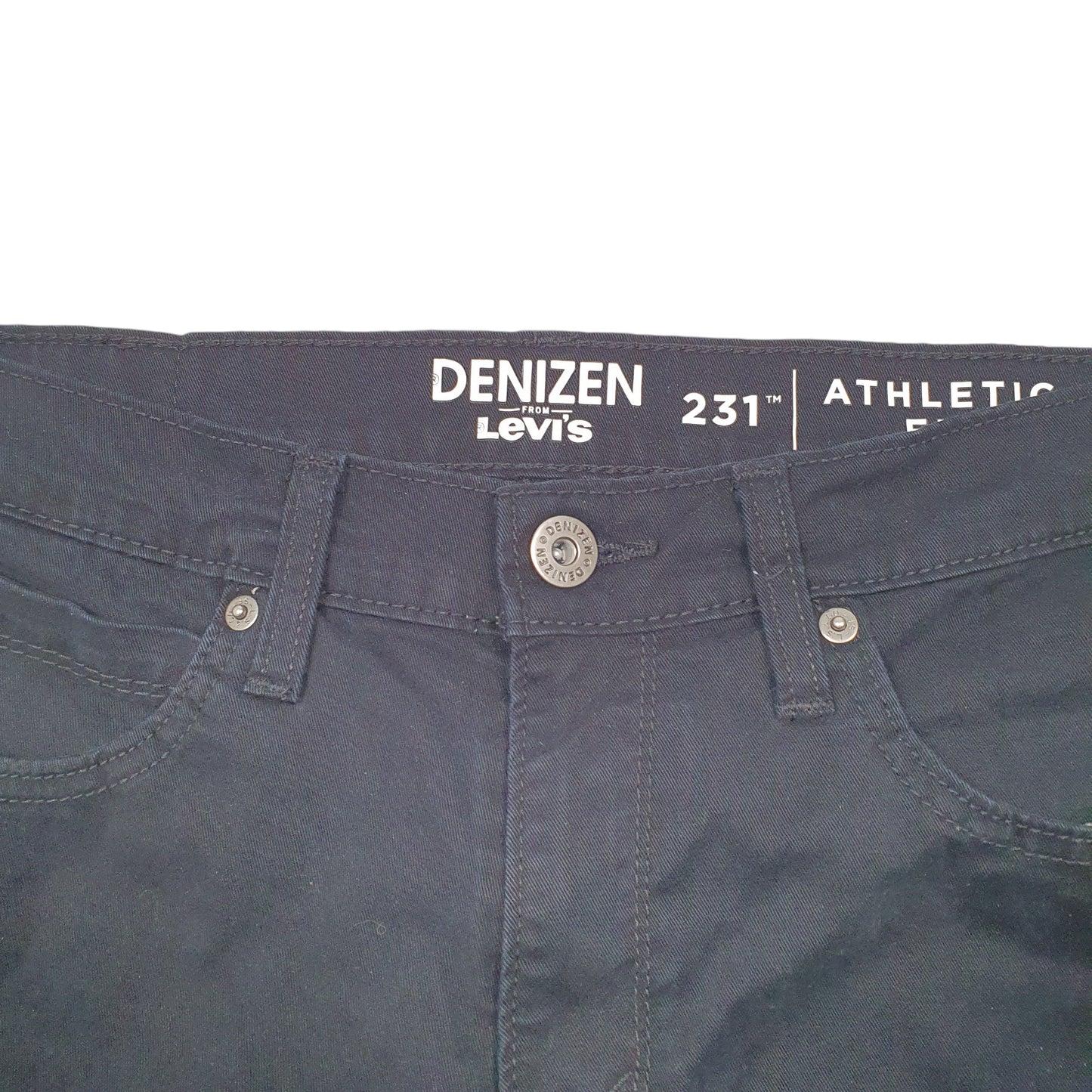 Mens Black Levis 231 Athletic Stretch Chino Trousers