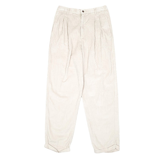 Womens Cream Eddie Bauer  Corduroy Trousers