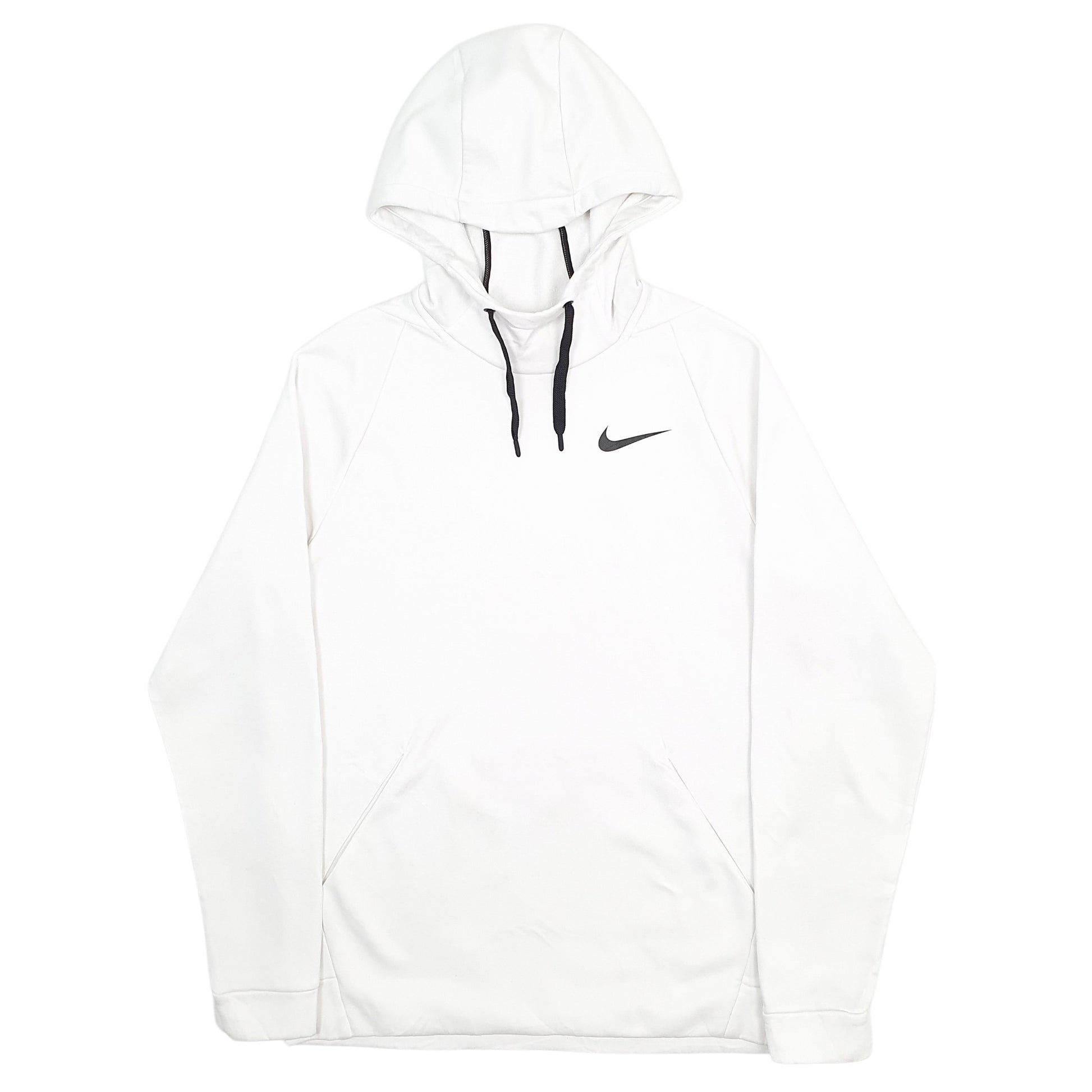 Mens Nike White Hoodie Dri-Fit Jumper M – Bundl Clothing