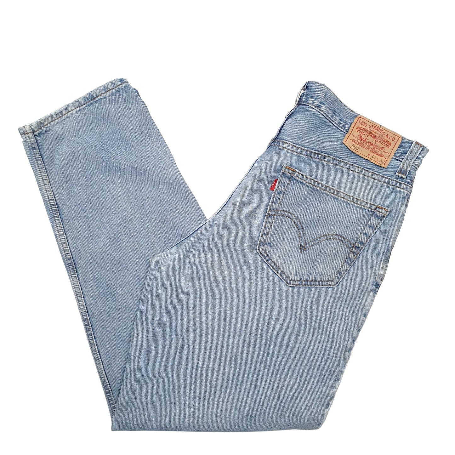 Mens Blue Levis  560 JeansW34 L32