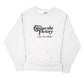 Mens Grey Lee Vintage Crossgrain Cheesecake Factory Reverse Weave Crewneck Jumper