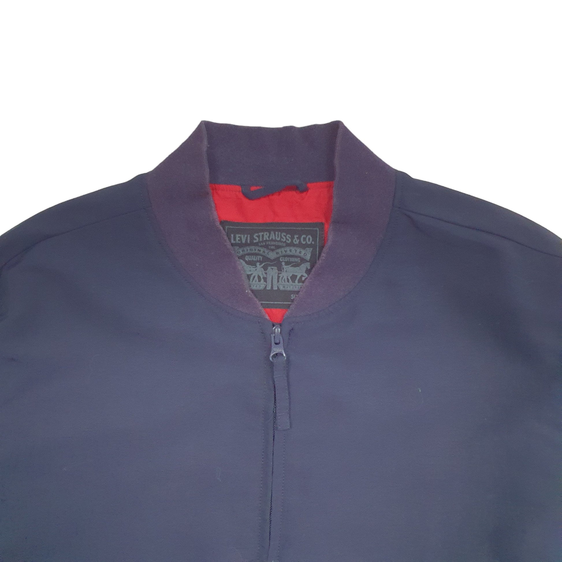 Mens Navy Levis   Coat