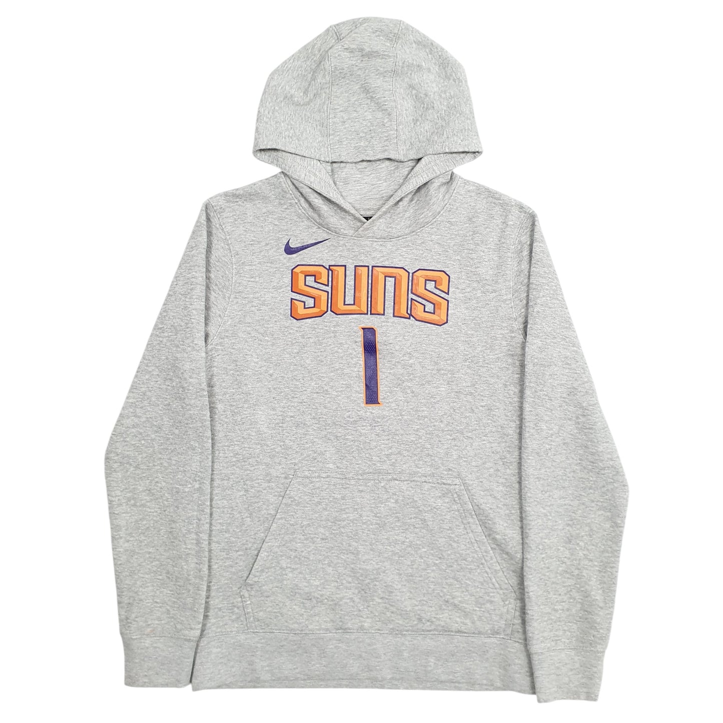 Mens White Nike NBA Phoenix Suns Booker 1 Hoodie Jumper