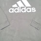 Mens Khaki Adidas Spellout Hoodie Jumper