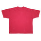Mens Red Carhartt Henley Short Sleeve T Shirt