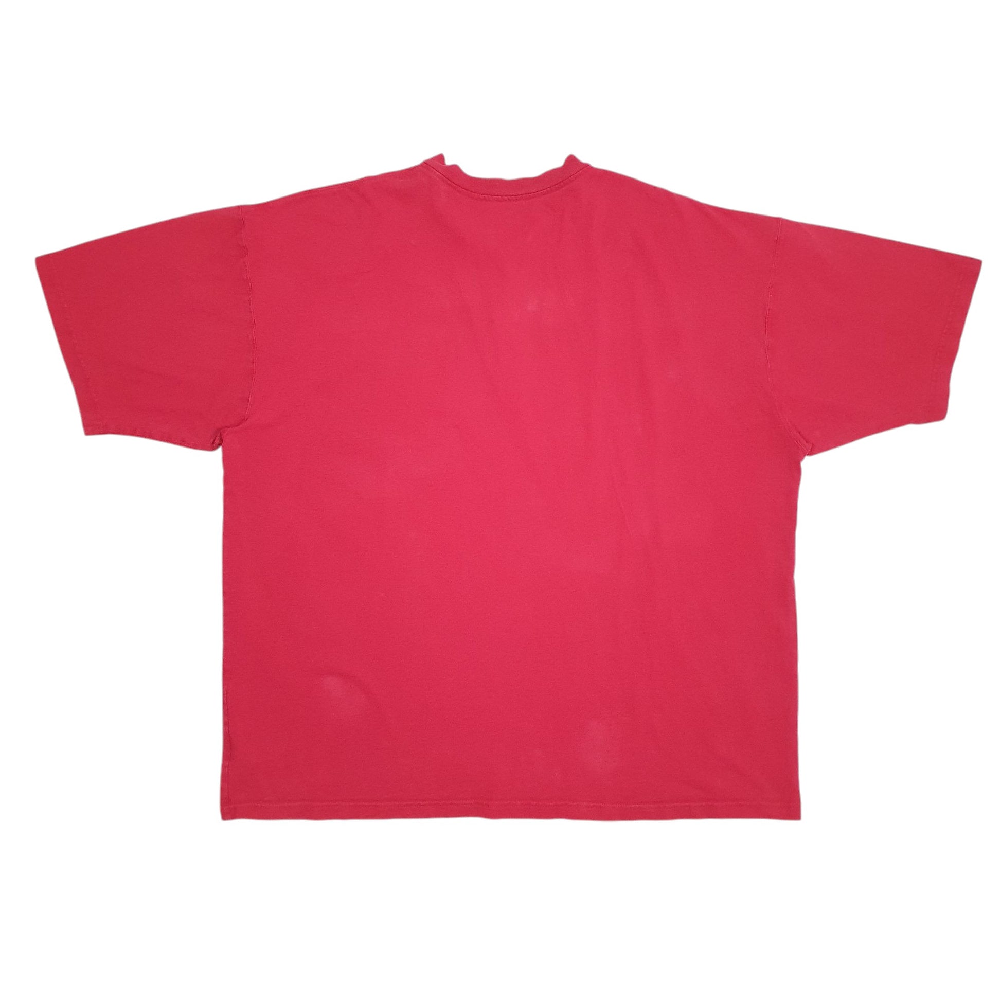 Mens Red Carhartt Henley Short Sleeve T Shirt