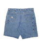 Mens Blue Wrangler Denim Jeans Jorts Carpenter Shorts