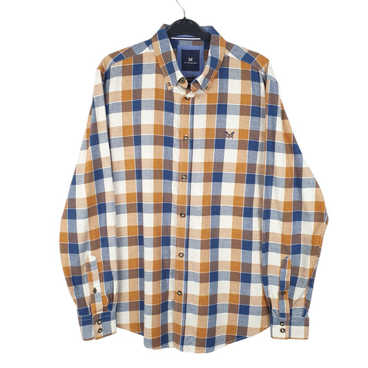 Mens Red Crew Clothing Company  Long Sleeve Shirt