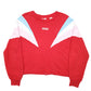 Womens Red Levis Cropped Short Crewneck Jumper