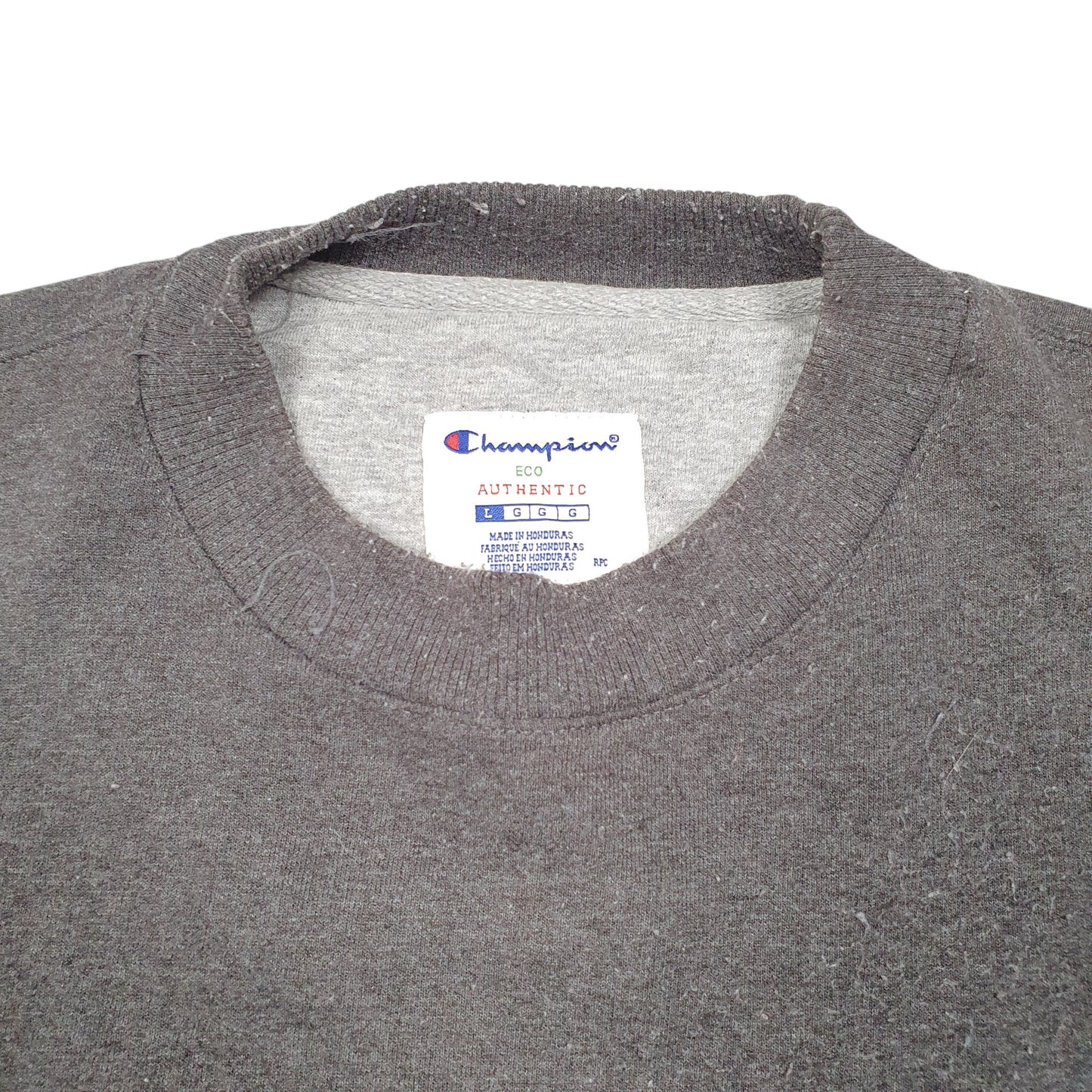 Mens Grey Champion  Crewneck Jumper