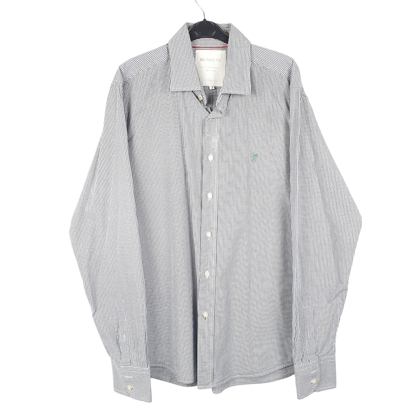 Mens White Quba & Co  Long Sleeve Shirt