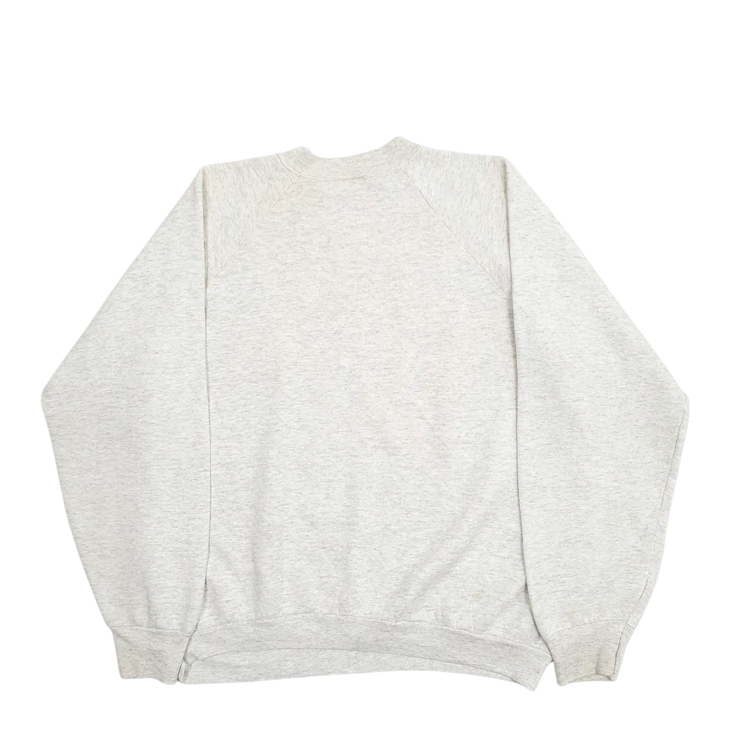 Mens Grey Fruit Of The Loom New York Made In USA Vintage 90's Crewneck Jumper