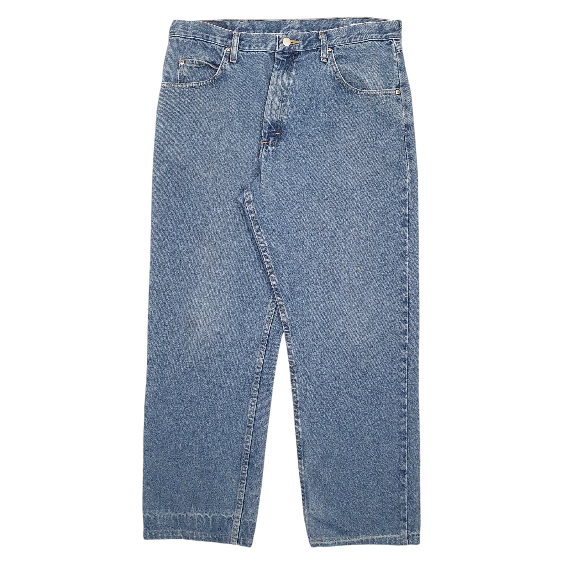 Mens Blue Wrangler Relaxed 9760WDR JeansW36 L30