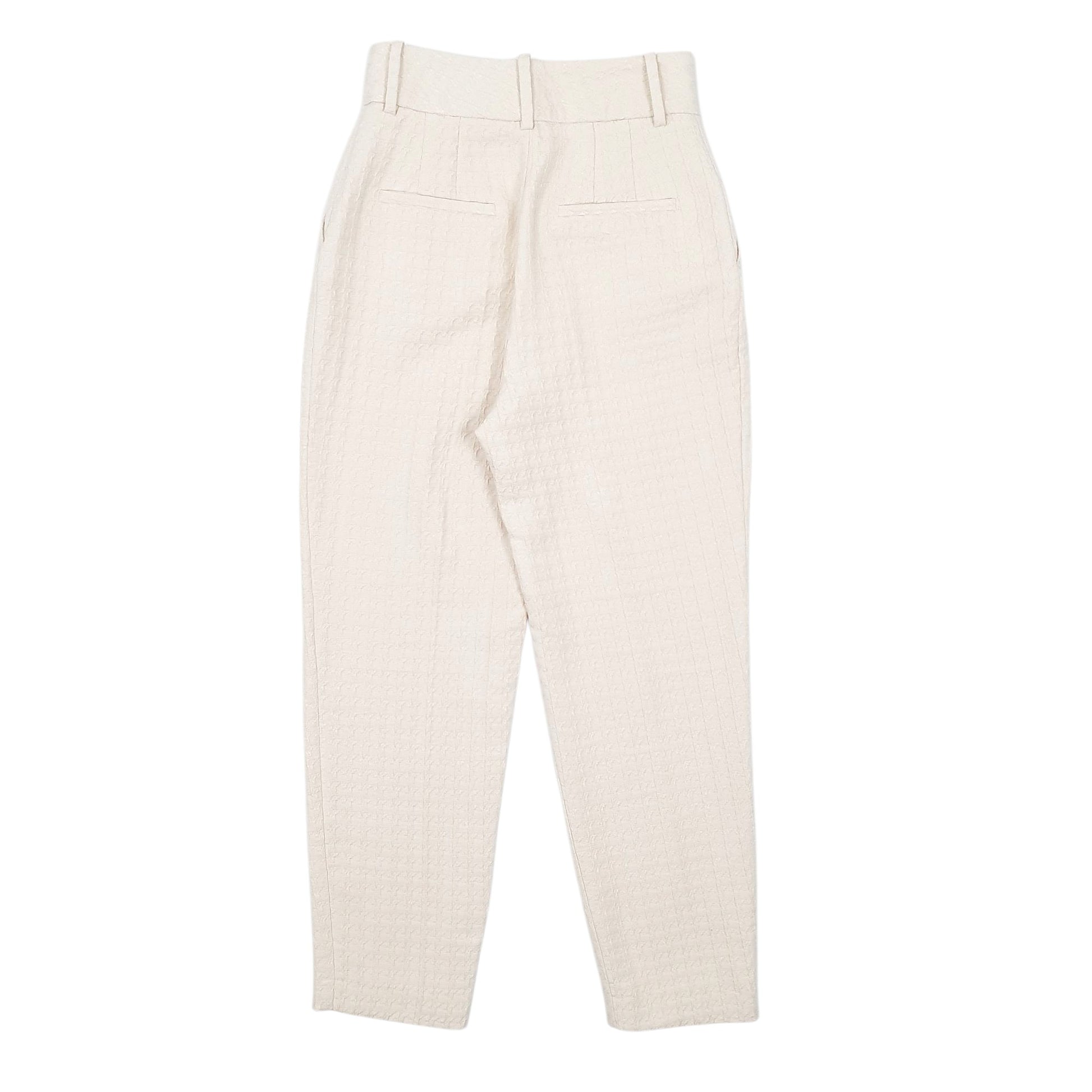 Womens Cream Zara  Chino Trousers