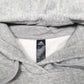 Womens Grey Adidas Spellout Hoodie Jumper
