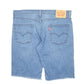 Mens Blue Levis 511 Slim Stretch Cut Offs Denim Shorts