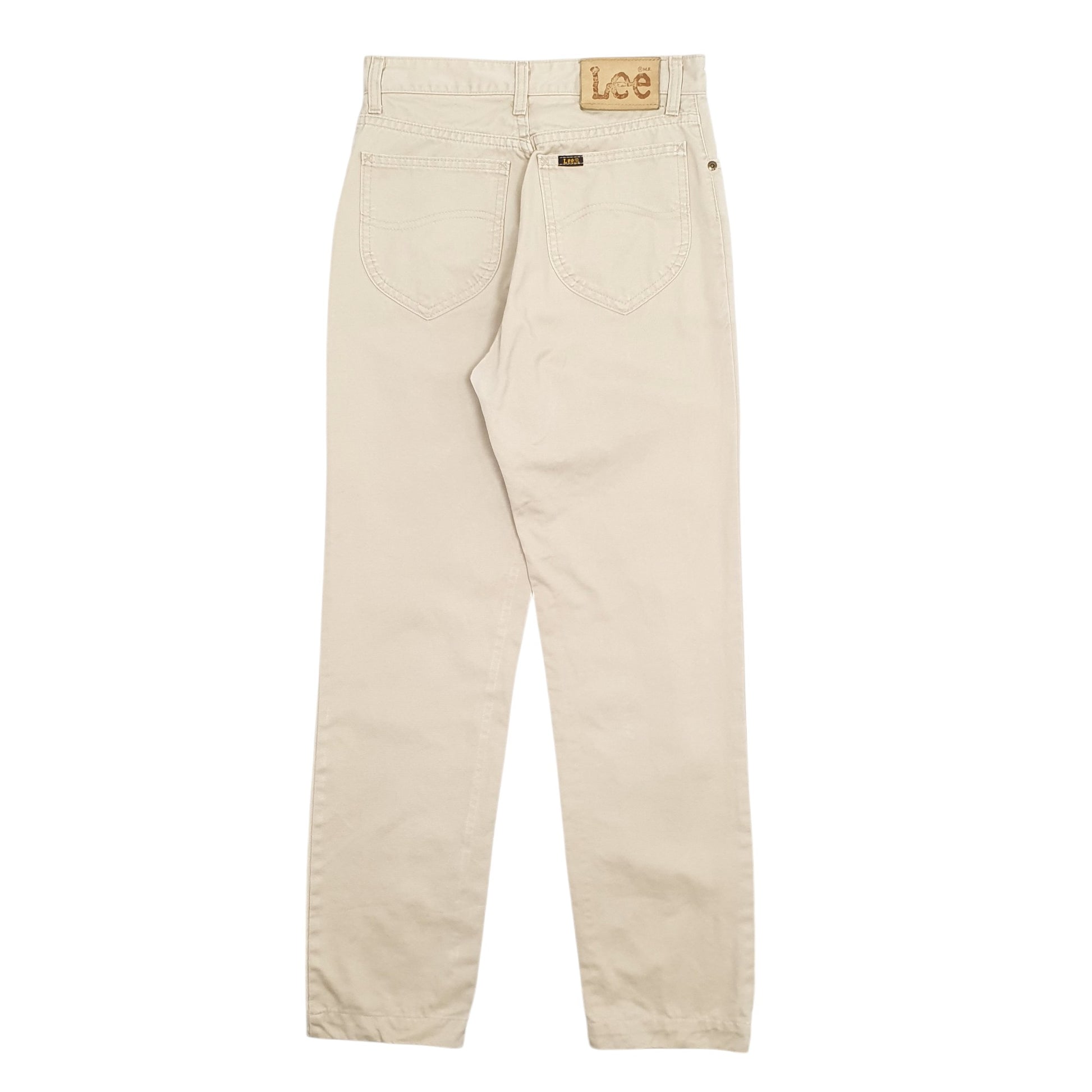 Mens Beige Lee  Chino Trousers