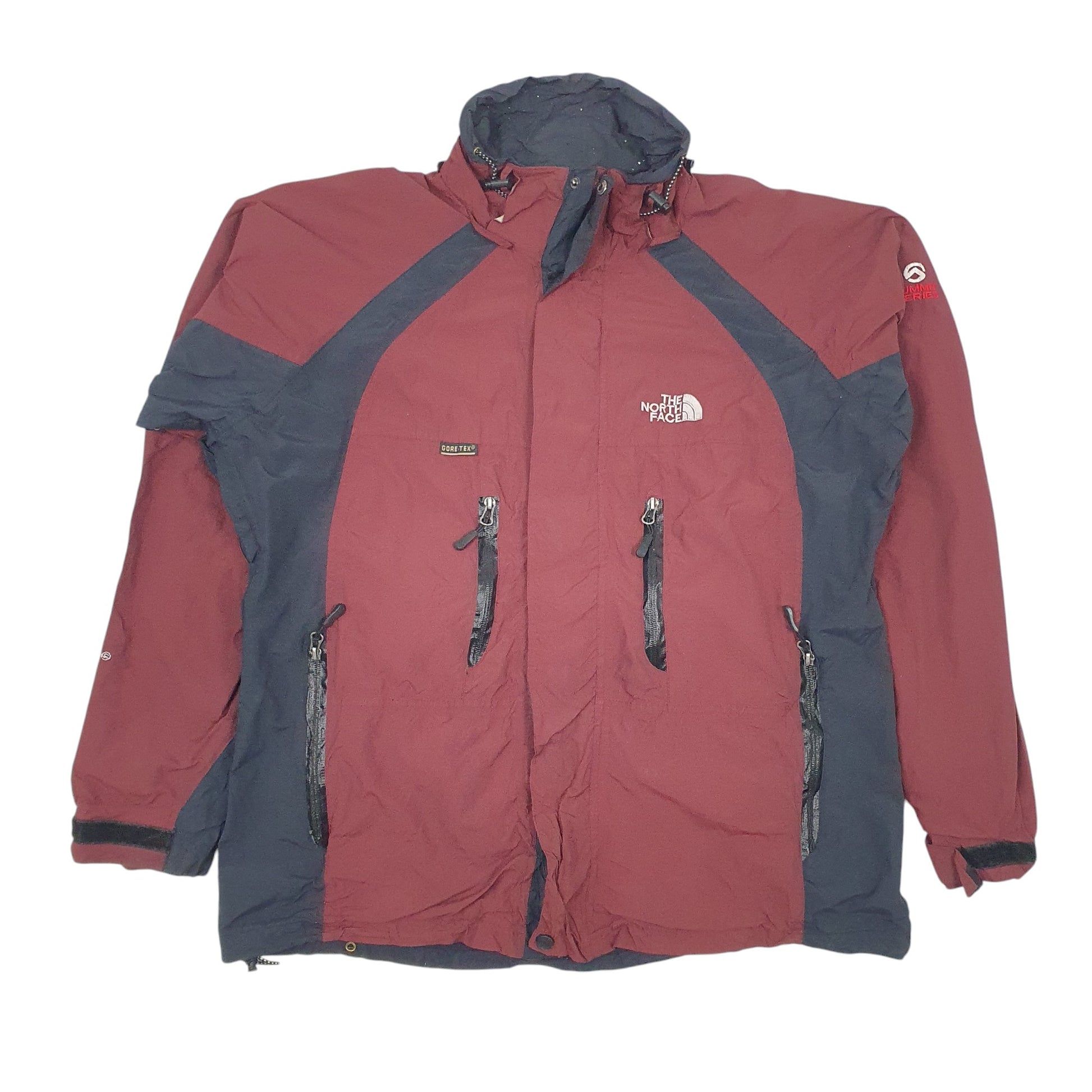 Mens Burgundy The North Face Gore-Tex Summit Series  Coat