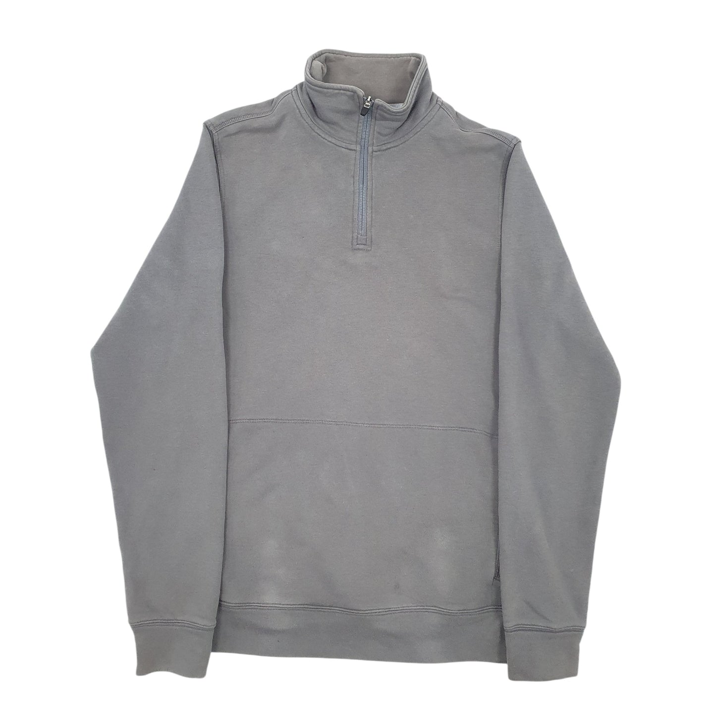 Mens Grey Adidas Equipment Quarter Zip Jumper