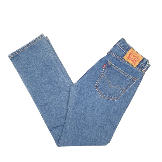 Mens Blue Levis 505 JeansW32 L34